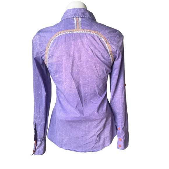 Roar Signature Button Down Long Sleeve Western Shirt, Sz S - Picture 2 of 16